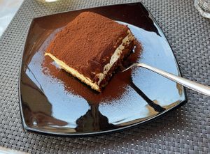 Tiramisu   at La Tecia Vegana in Venice