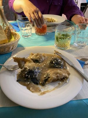   at La Tecia Vegana in Venice