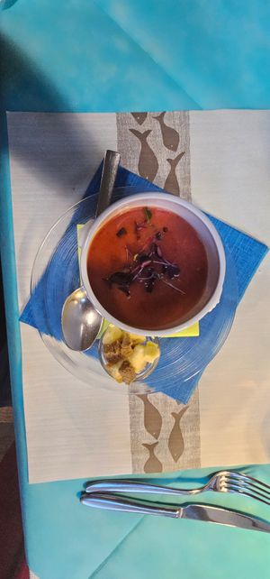 Gaspacho at La Tecia Vegana in Venice