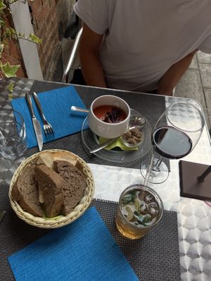 Gazpacho- not that bad but I don’t recommend   at La Tecia Vegana in Venice