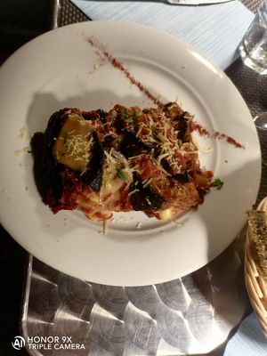 Parmegiana at La Tecia Vegana in Venice