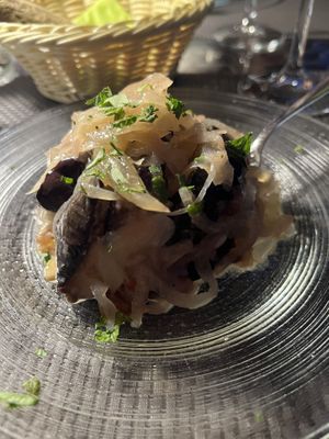 Melanzana in saor   at La Tecia Vegana in Venice