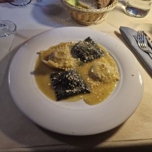 Ravioli at La Tecia Vegana in Venice