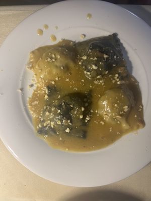 Ravioli   at La Tecia Vegana in Venice