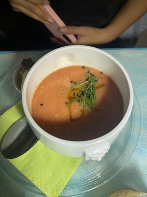   at La Tecia Vegana in Venice