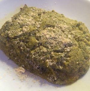 zucchini Soufflee  at La Tecia Vegana in Venice