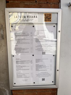   at La Tecia Vegana in Venice