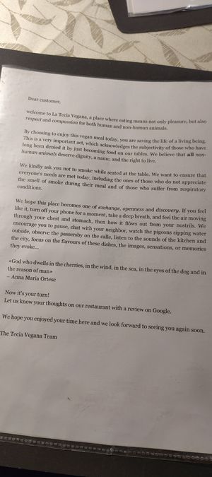  at La Tecia Vegana in Venice