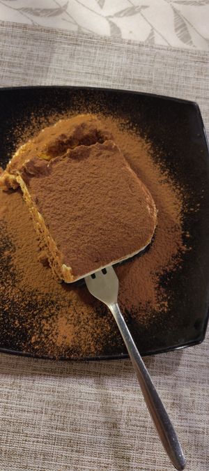 Tiramisu what.more can I say at La Tecia Vegana in Venice