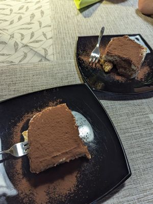 Tiramisu at La Tecia Vegana in Venice