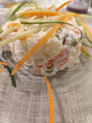 Russian Salad at La Tecia Vegana in Venice