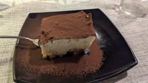 Tiramisu at La Tecia Vegana in Venice