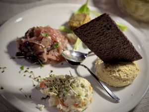   at La Tecia Vegana in Venice