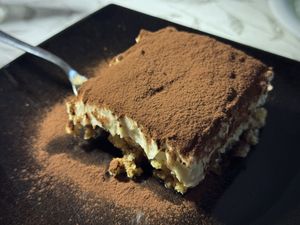 Tiramisu  at La Tecia Vegana in Venice