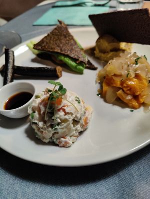 Appetiser at La Tecia Vegana in Venice