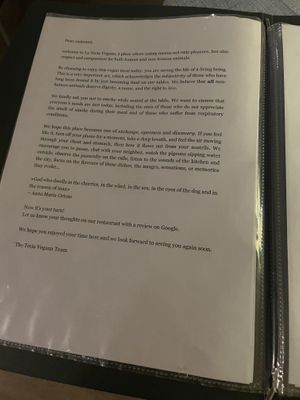   at La Tecia Vegana in Venice