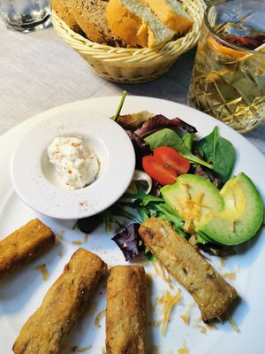 Croquette at La Tecia Vegana in Venice