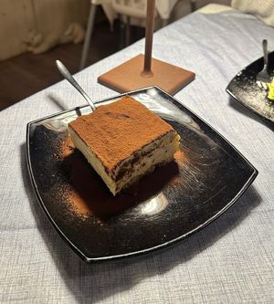 Tiramisu at La Tecia Vegana in Venice