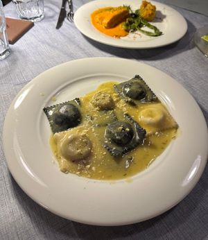 Ravioli at La Tecia Vegana in Venice