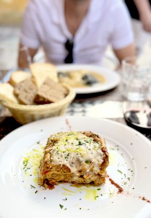   at La Tecia Vegana in Venice