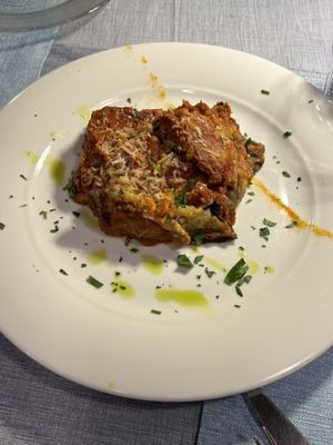 Eggplant Parmesan   at La Tecia Vegana in Venice