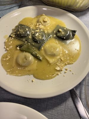 Ravioli   at La Tecia Vegana in Venice