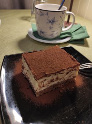 Tiramisu at La Tecia Vegana in Venice