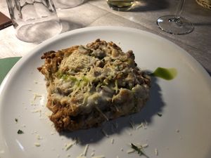 Lasagna  at La Tecia Vegana in Venice