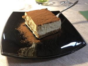 Tiramisu  at La Tecia Vegana in Venice