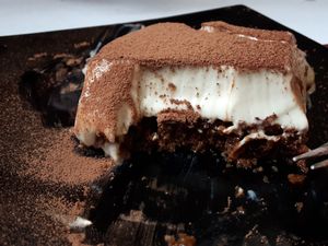 Tiramisu at La Tecia Vegana in Venice