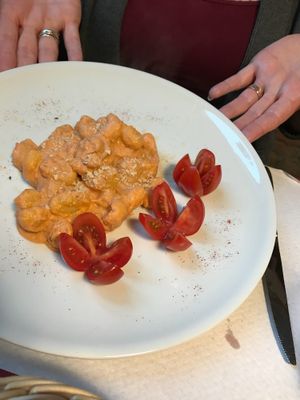 Gnocchi  at La Tecia Vegana in Venice