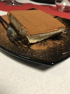 The best tiramisu ever!!! at La Tecia Vegana in Venice