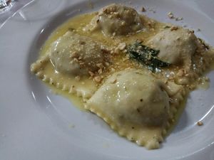ravioli at La Tecia Vegana in Venice