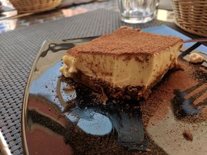 Tiramisu at La Tecia Vegana in Venice