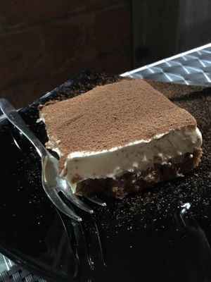 Tiramisù  at La Tecia Vegana in Venice