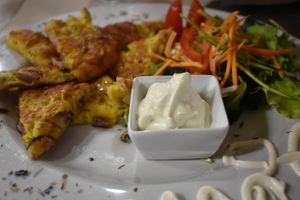 Omlette at La Tecia Vegana in Venice