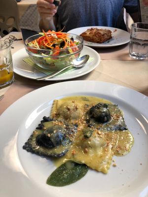 Seriously the best ravioli you will ever eat!  at La Tecia Vegana in Venice