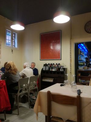 Distinguished interior at La Tecia Vegana in Venice