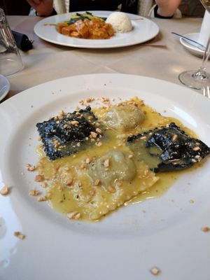 Ravioli at La Tecia Vegana in Venice