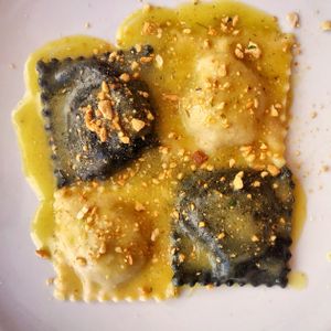 Raviolis - yummo  at La Tecia Vegana in Venice