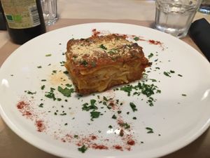 Lasagna 🇮🇹😍 at La Tecia Vegana in Venice