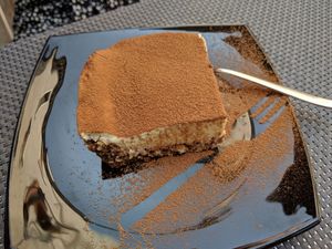 Tiramisu at La Tecia Vegana in Venice