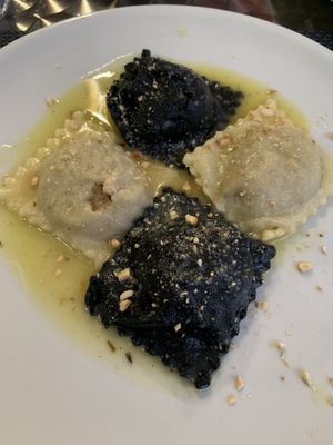 Ravioli at La Tecia Vegana in Venice
