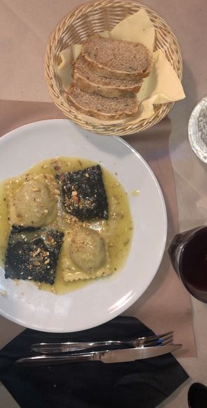 Ravioli  at La Tecia Vegana in Venice