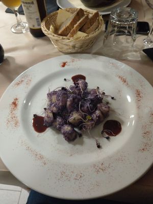 Gniochi at La Tecia Vegana in Venice