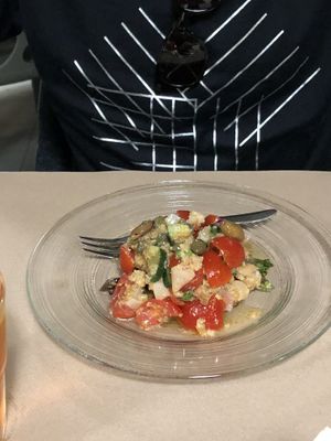 Panzanella at La Tecia Vegana in Venice