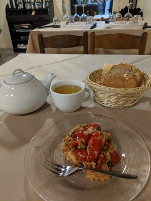 Panzanella at La Tecia Vegana in Venice