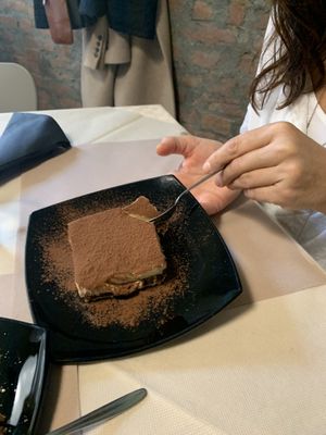 This is the best tiramisu I have ever had ... and I’m Italian ;-) at La Tecia Vegana in Venice