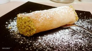 Sicilian cannoli at La Tecia Vegana in Venice