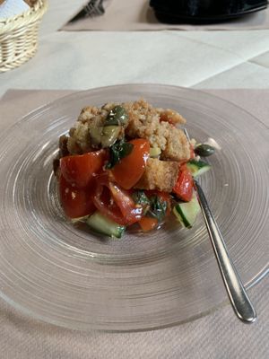 Antipasti entre at La Tecia Vegana in Venice